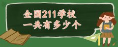 全國211學校一共有多少個